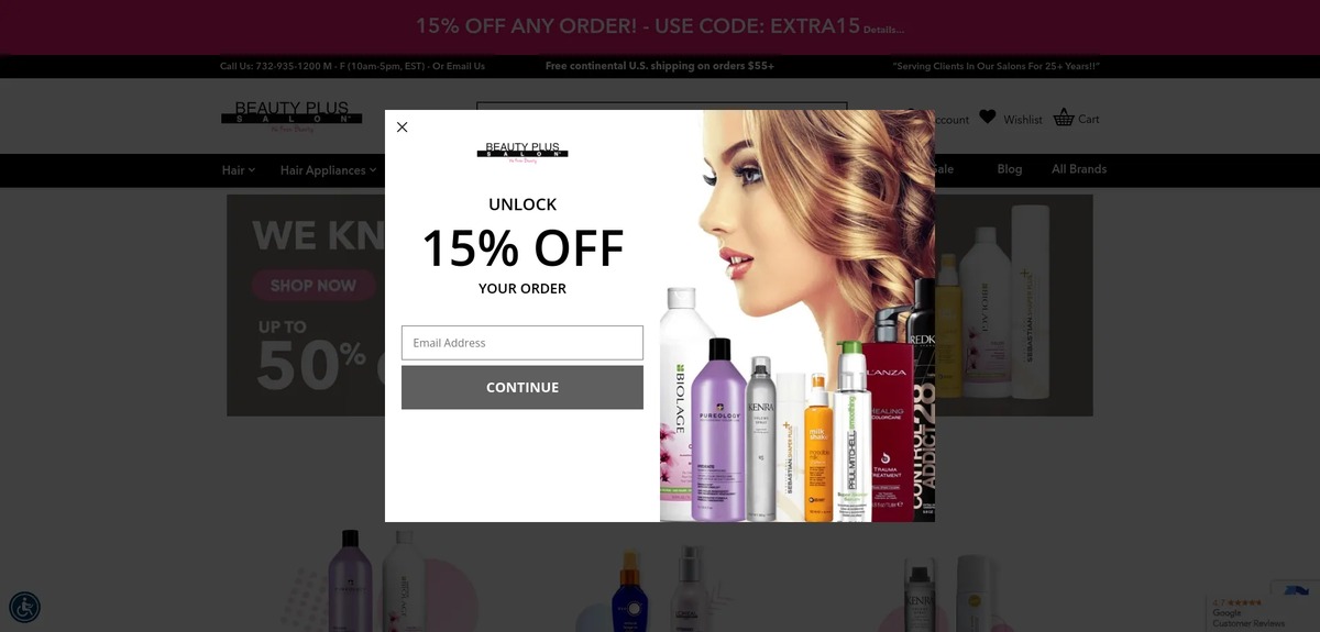 beauty plus salon product image