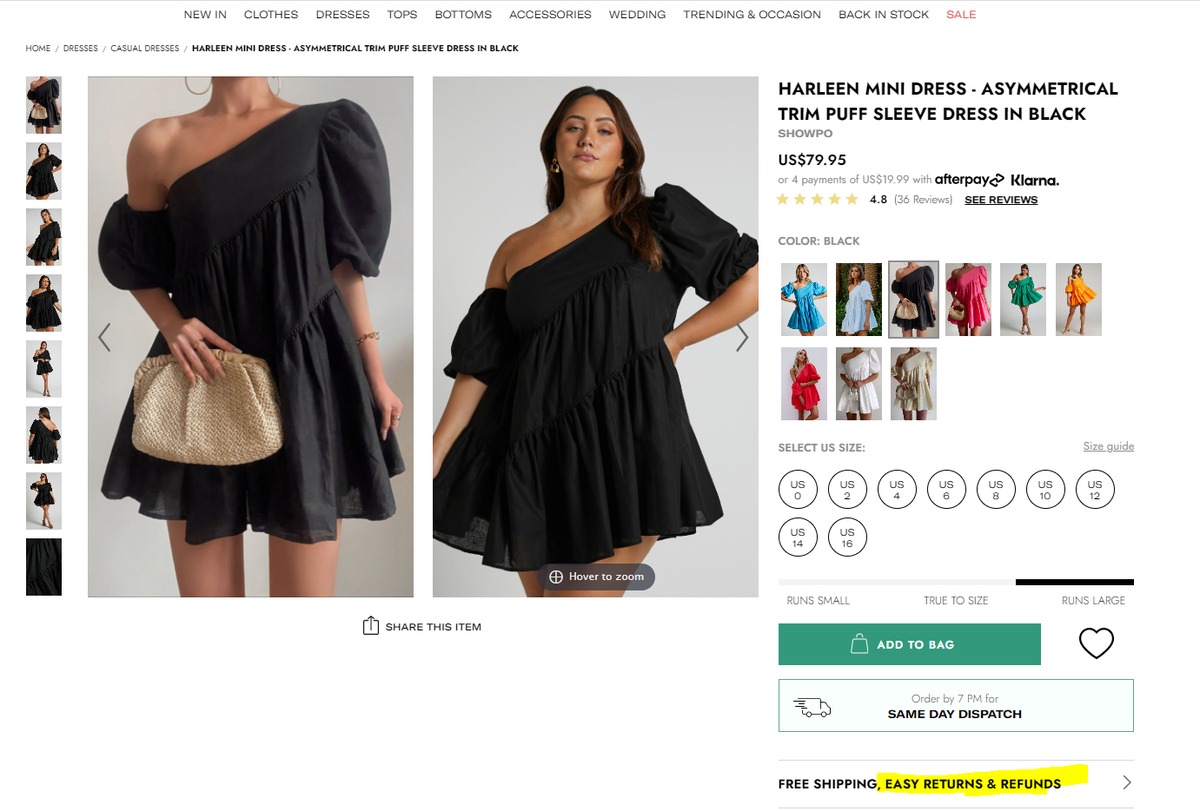 showpo product image